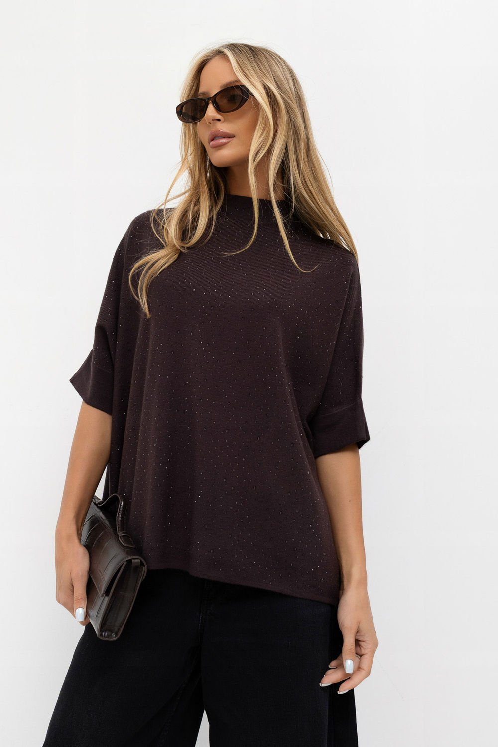 Short sleeve sweater model 231504 Italy Moda Short sleeve sweater model 231504 Italy Moda - Image 1