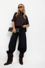 Short sleeve sweater model 231504 Italy Moda - Image 2
