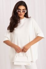 Short sleeve sweater model 231501 Italy Moda - Image 3