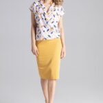 Classic skirt model 129746 Figl