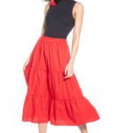 Long skirt model 152900 Tessita