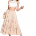 Long skirt model 152903 Tessita