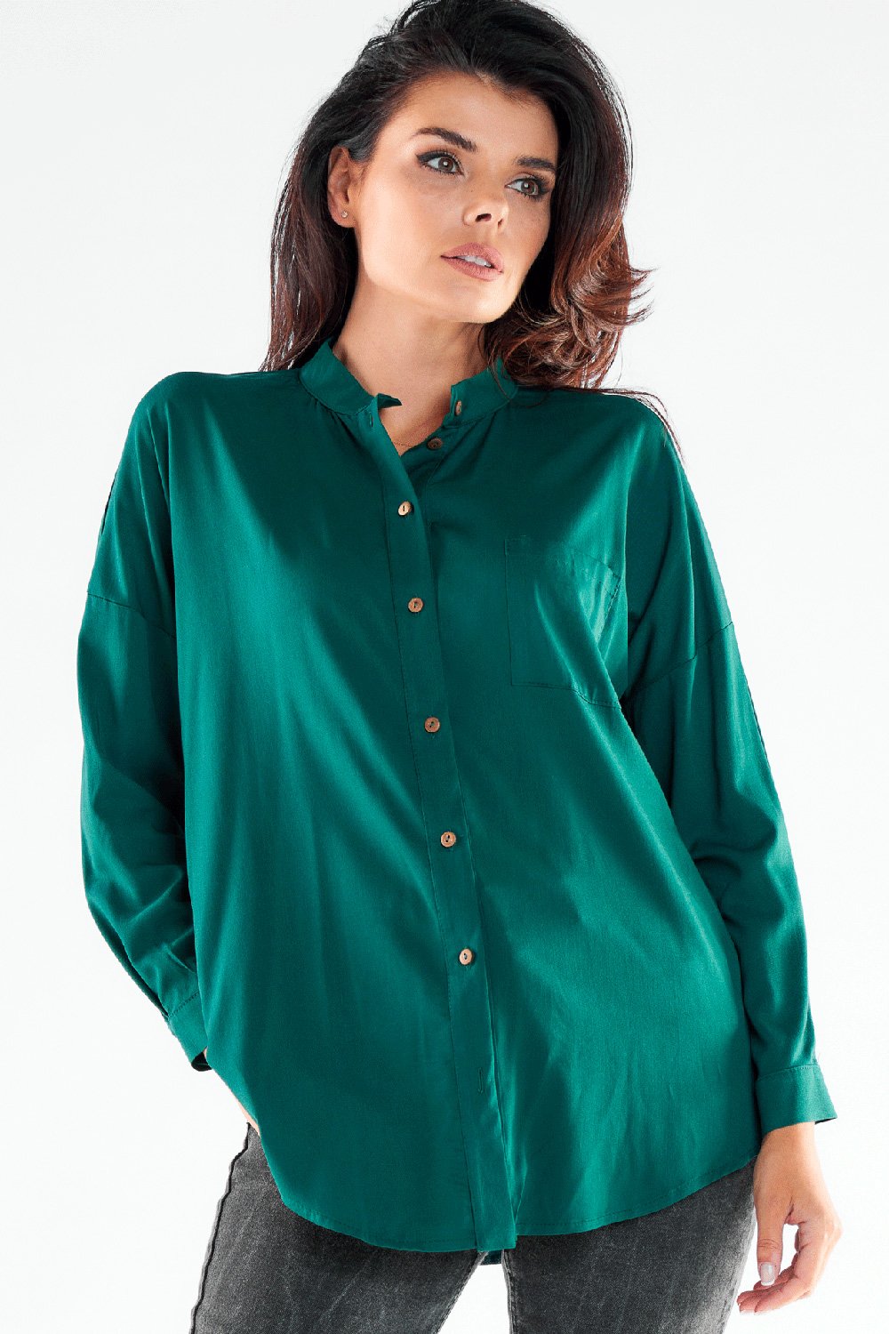 Long sleeve shirt model 173922 awama Marškiniai ilgomis rankovėmis modelis 173922 awama - Image 1