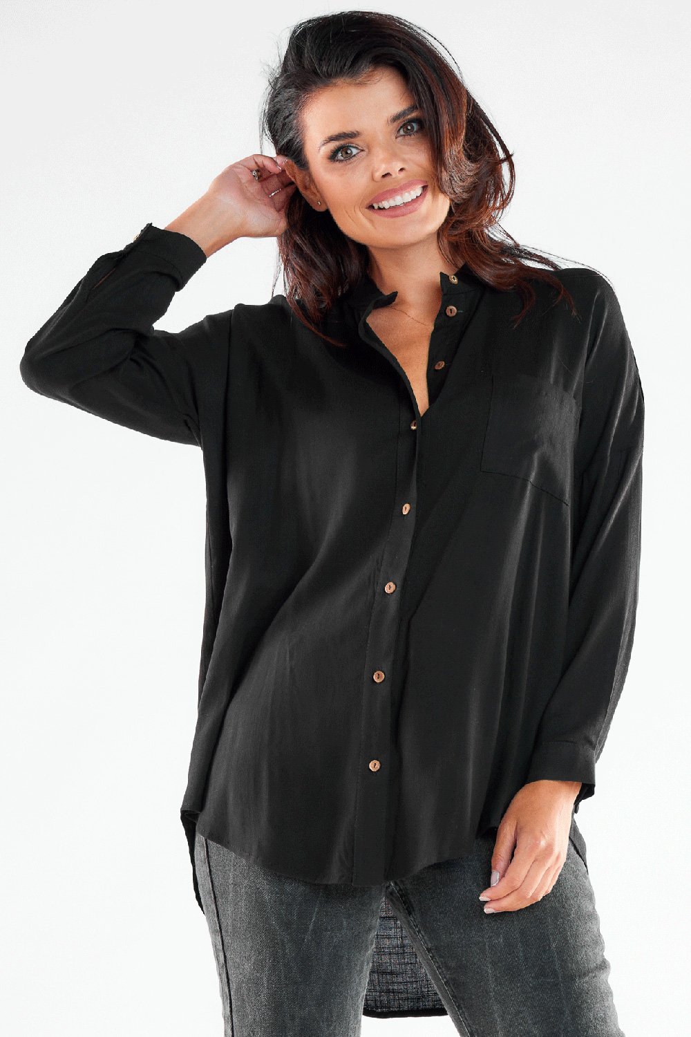 Long sleeve shirt model 173923 awama Marškiniai ilgomis rankovėmis modelis 173923 awama - Image 1